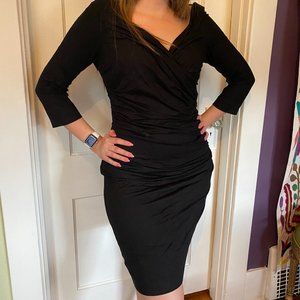 Diane Von Furstenberg SZ L 3/4 Sleeve Dress